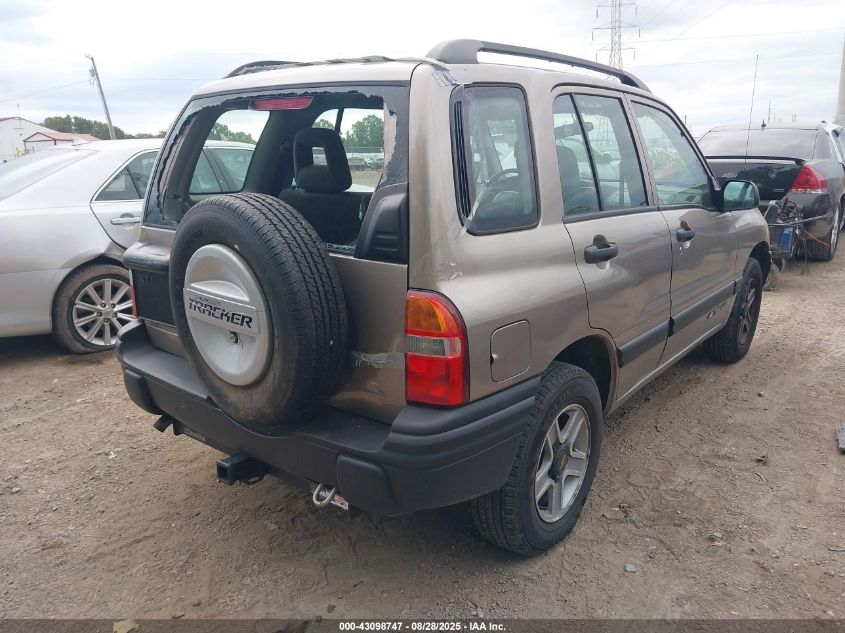 2002 Chevrolet Tracker Hard Top Base VIN: 2CNBJ13C126936877 Lot: 43098747