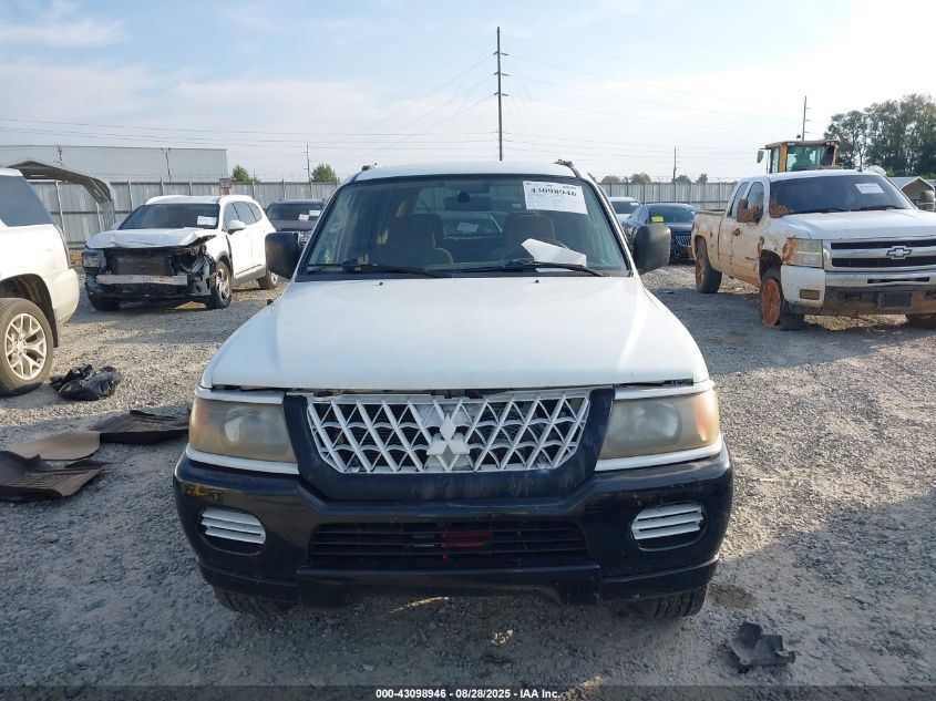 2000 Mitsubishi Montero Sport Ls/Xls VIN: JA4LS31H2YP009180 Lot: 43098946