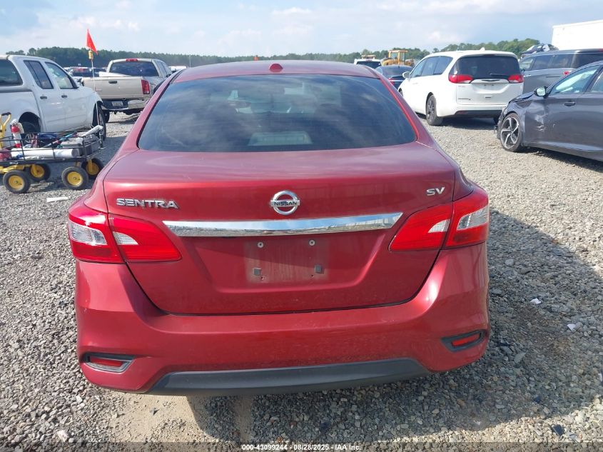 2017 Nissan Sentra Sv VIN: 3N1AB7AP6HL657776 Lot: 43099244