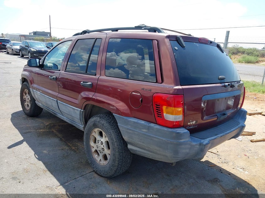 2000 Jeep Grand Cherokee Laredo brown other gasoline 1J4GW48N6YC102153 photo #4