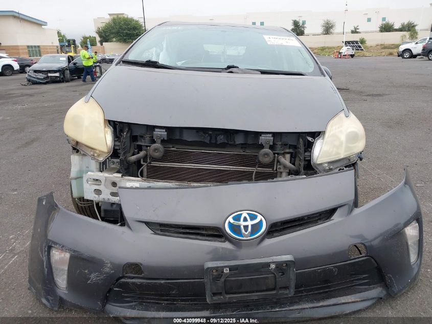 2012 Toyota Prius Two VIN: JTDKN3DU6C1583620 Lot: 43099948