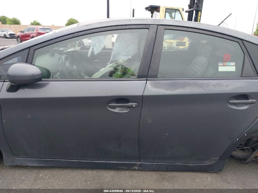 2012 Toyota Prius Two VIN: JTDKN3DU6C1583620 Lot: 43099948