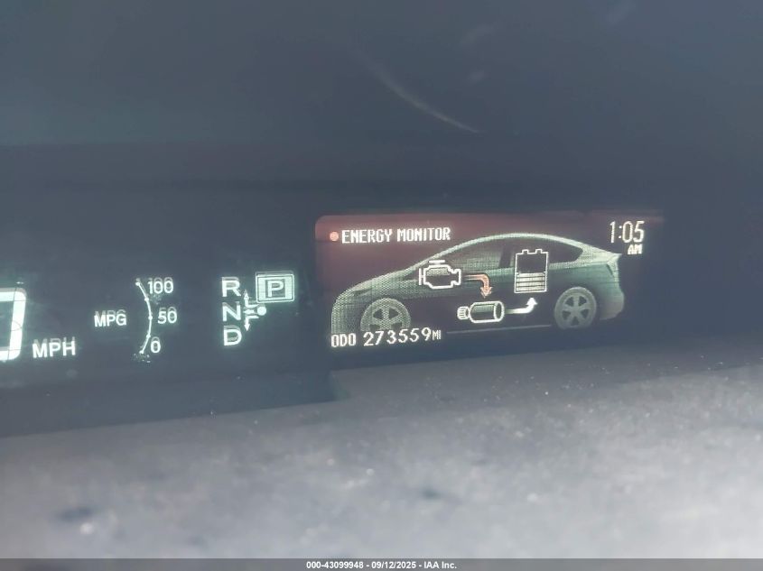 2012 Toyota Prius Two VIN: JTDKN3DU6C1583620 Lot: 43099948