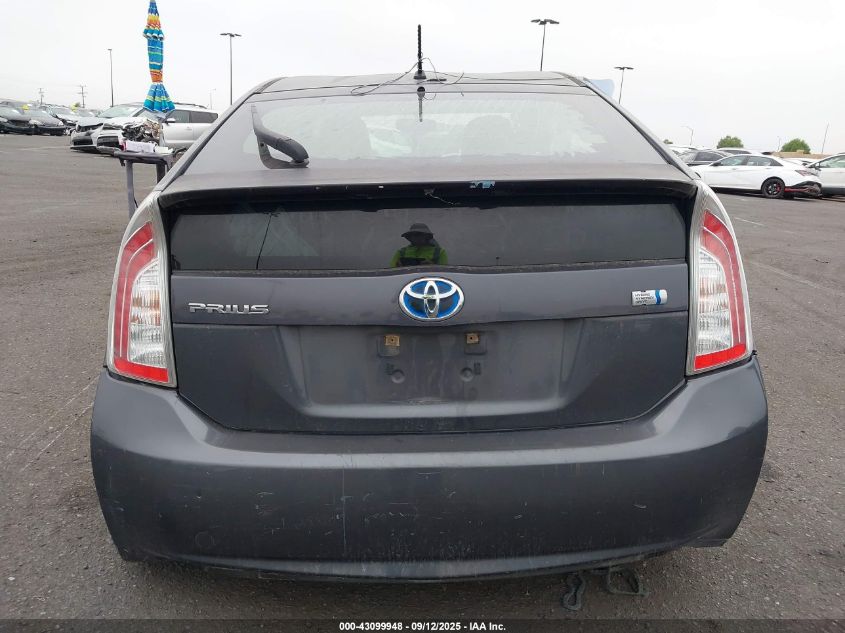 2012 Toyota Prius Two VIN: JTDKN3DU6C1583620 Lot: 43099948