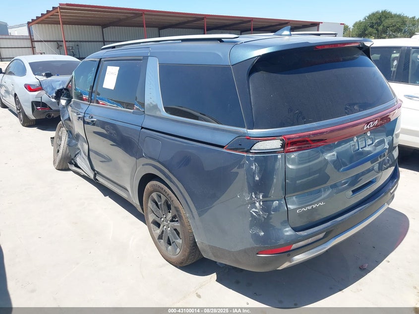 2024 Kia Carnival Mpv Sx Prestige blue van gasoline KNDNE5H3XR6369381 photo #4