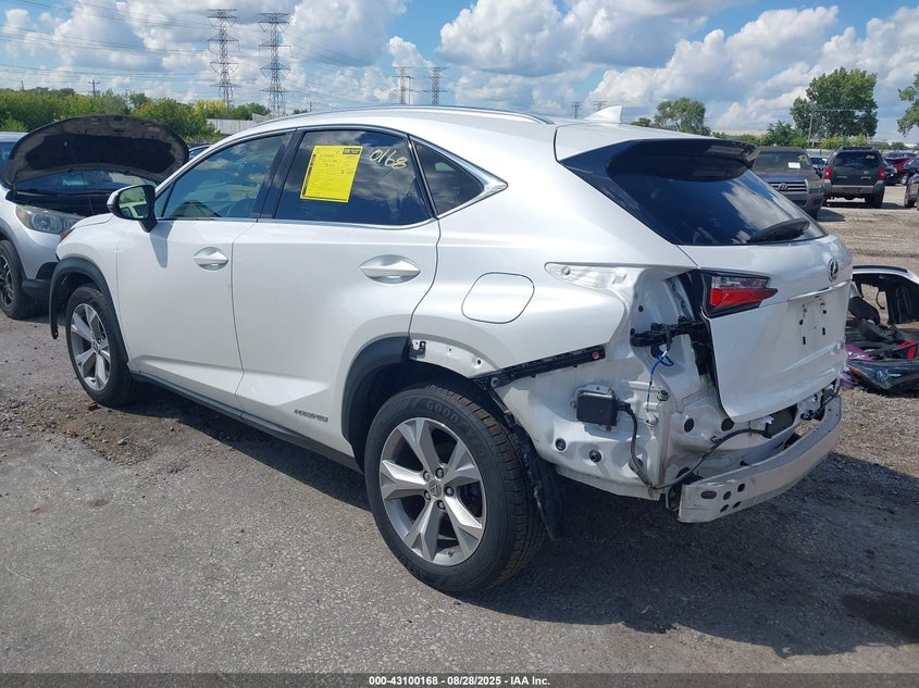 Vin: jtjbjrbz4h2059619, lot: 43594437, lexus nx 300h 20173