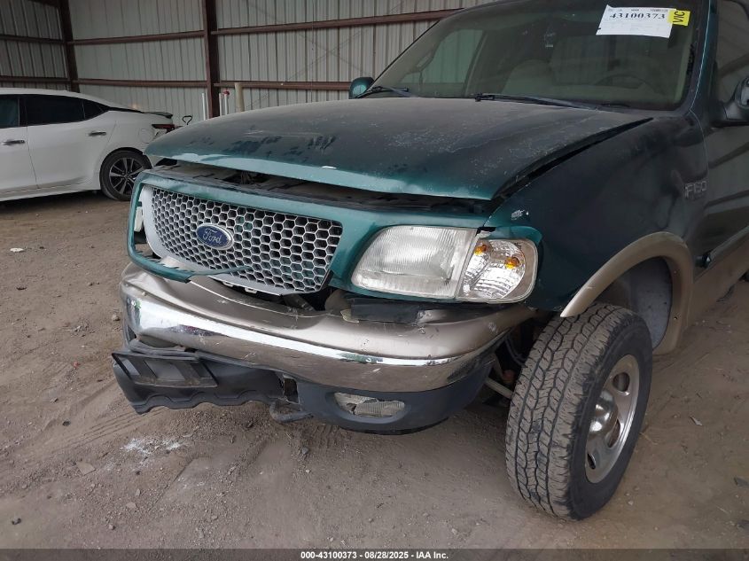 1999 Ford F-150 Lariat/Work Series/Xl/Xlt VIN: 1FTRX18W7XKB44709 Lot: 43100373