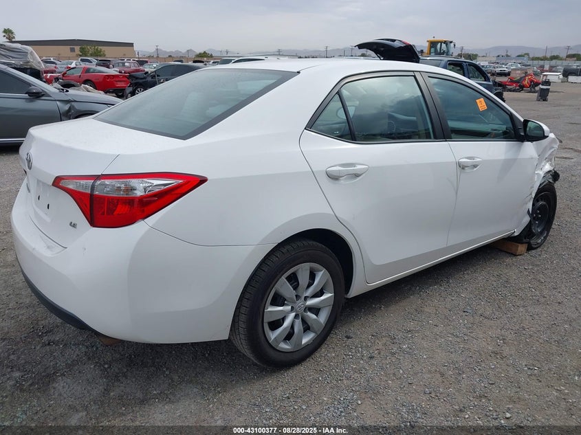 2016 TOYOTA COROLLA LE - 2T1BURHE4GC592956