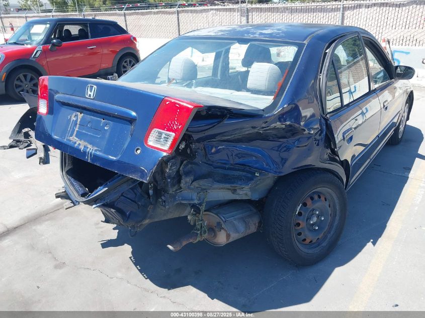 2004 Honda Civic Lx VIN: JHMES16534S001094 Lot: 43100398