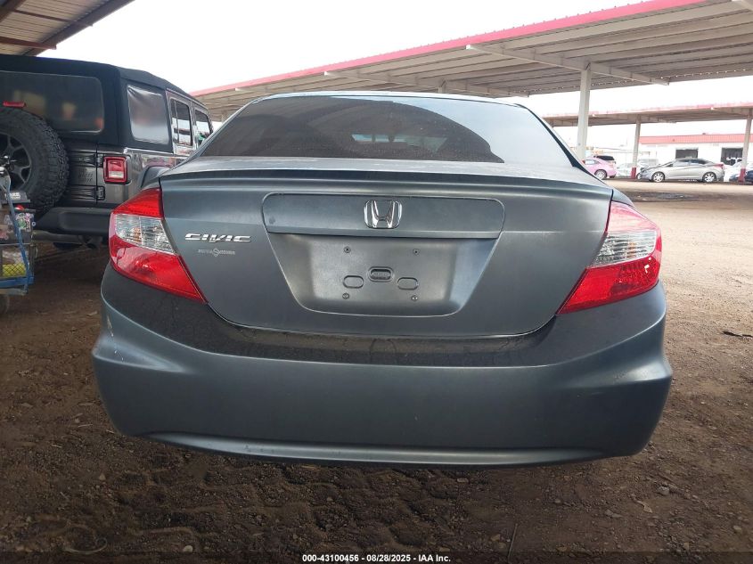 2012 Honda Civic Ex VIN: 2HGFB2F80CH588321 Lot: 43100456