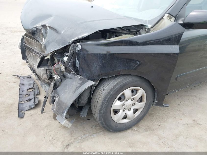 2009 Kia Sedona Lx VIN: KNDMB233X96273115 Lot: 43100553