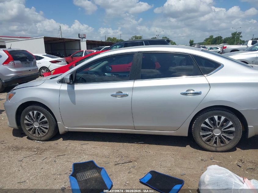 2016 Nissan Sentra S VIN: 3N1AB7AP5GL680707 Lot: 43100674