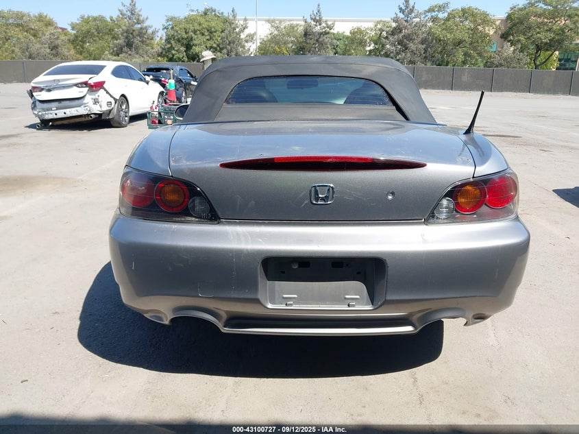 2005 Honda S2000 VIN: JHMAP21415S000760 Lot: 43100727