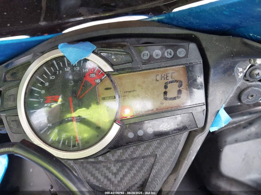 2017 Suzuki Gsx-R750 VIN: JS1GR7MA4H2100564 Lot: 43100763