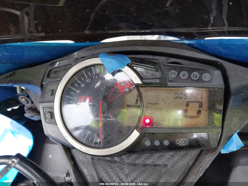 2017 SUZUKI GSX-R750 - JS1GR7MA4H2100564