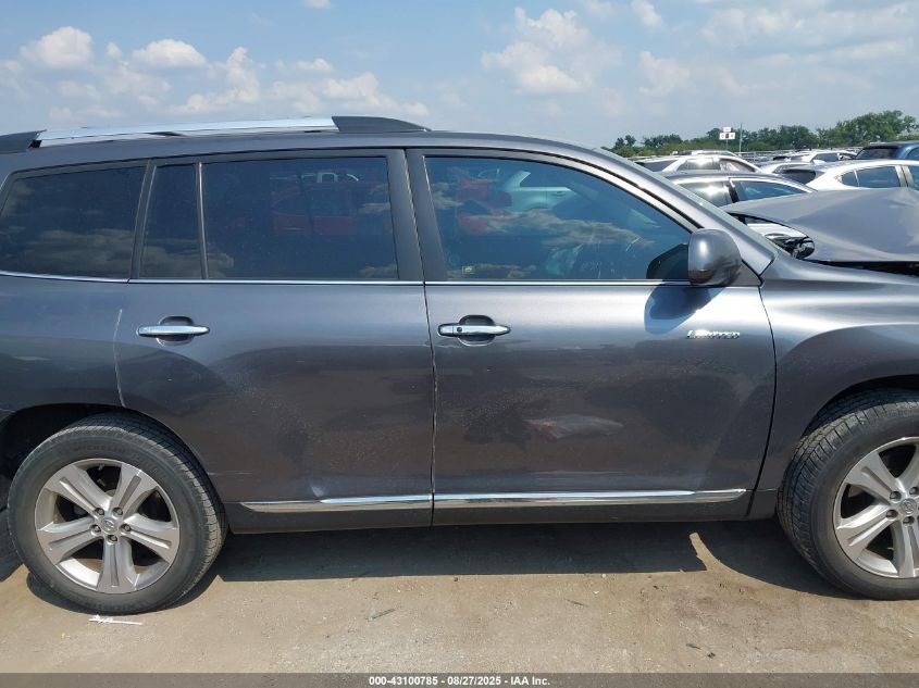 2013 Toyota Highlander Limited V6 VIN: 5TDYK3EH9DS133856 Lot: 43100785