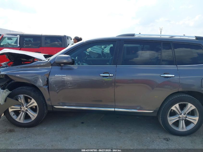 2013 Toyota Highlander Limited V6 VIN: 5TDYK3EH9DS133856 Lot: 43100785