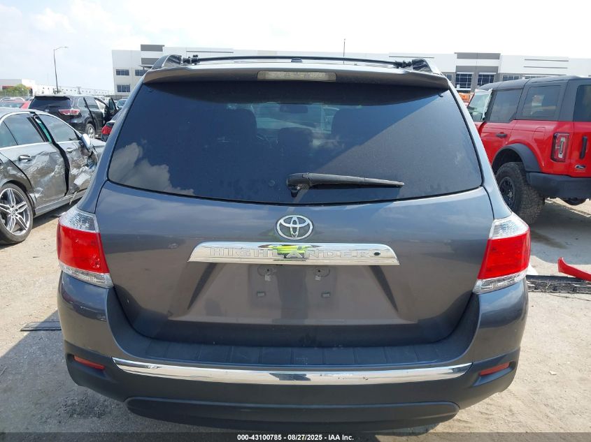 2013 Toyota Highlander Limited V6 VIN: 5TDYK3EH9DS133856 Lot: 43100785