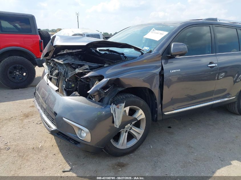 2013 Toyota Highlander Limited V6 VIN: 5TDYK3EH9DS133856 Lot: 43100785