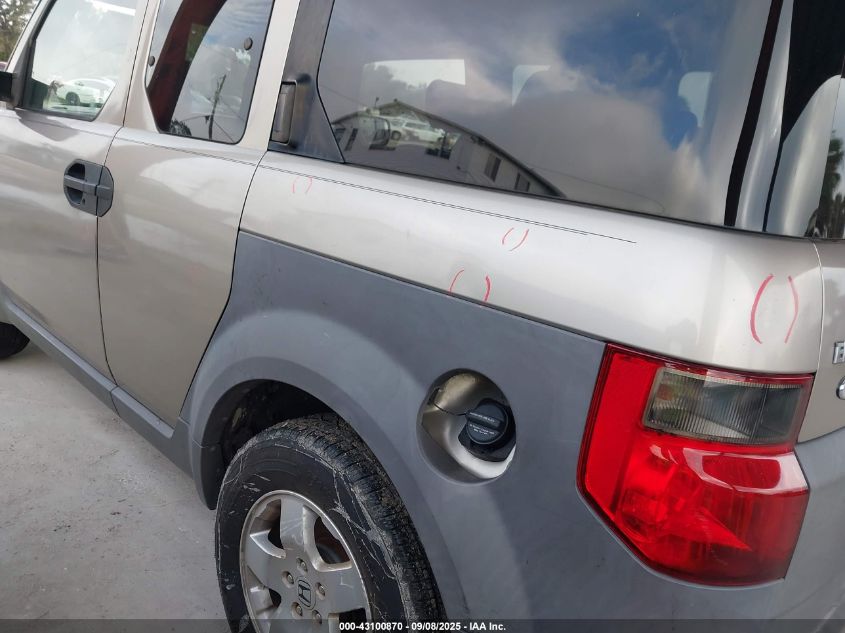 2004 Honda Element Ex VIN: 5J6YH18584L005284 Lot: 43100870