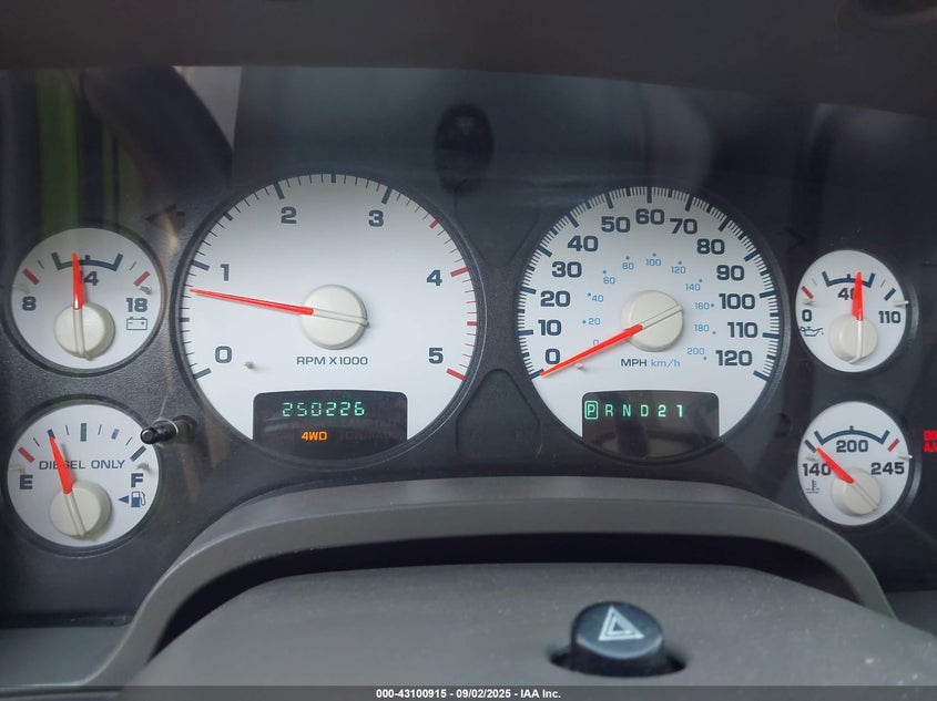 2005 Dodge Ram 2500 Slt/Laramie VIN: 3D7KS28C95G785737 Lot: 43100915