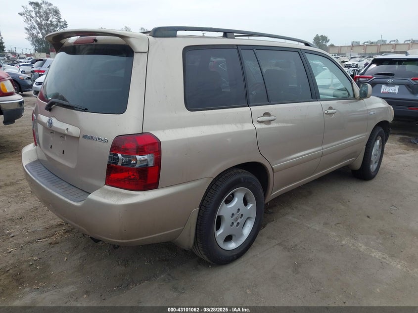 JTEDP21A540006605 2004 TOYOTA HIGHLANDER photo no. 4