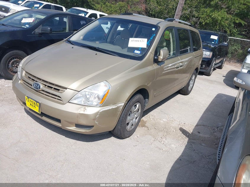 Vin: kndmg4c33a6337707, lot: 43595390, kia sedona lx 20102