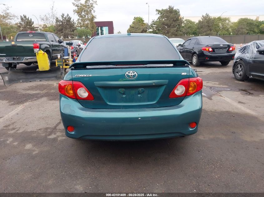 2009 Toyota Corolla Le VIN: JTDBL40E69J010722 Lot: 43101409