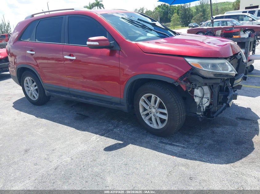 5XYKT4A72EG499436 2014 Kia Sorento Lx V6 auction photo 1