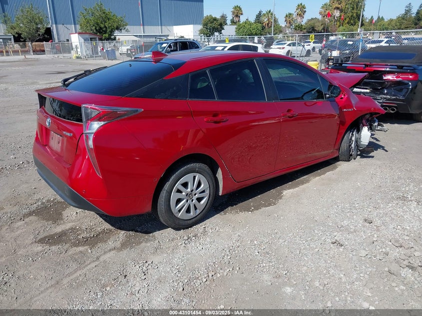 2017 TOYOTA PRIUS FOUR JTDKARFU9H3537206