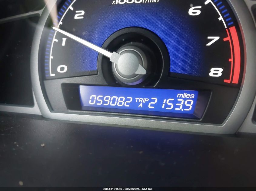 2008 Honda Civic Lx VIN: 2HGFG12658H577080 Lot: 43101556