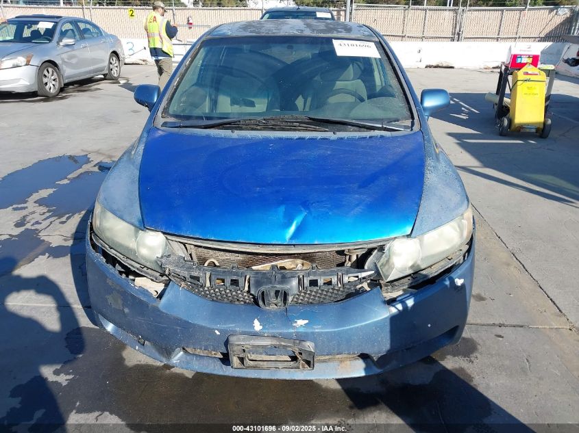 2010 Honda Civic Lx VIN: 2HGFA1F59AH581268 Lot: 43101696