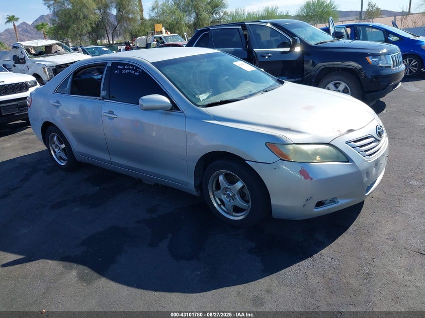 2007 Toyota Camry Le silver sedan gasoline 4T1BE46K57U515505 photo #1
