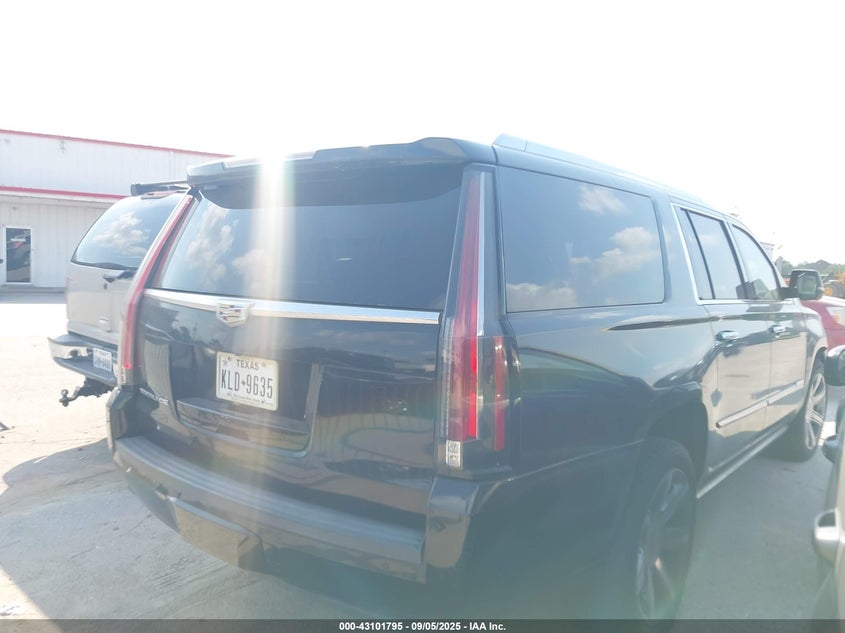 Vin: 1gys4tkj9fr534438, lot: 43596088, cadillac escalade esv premium 20154
