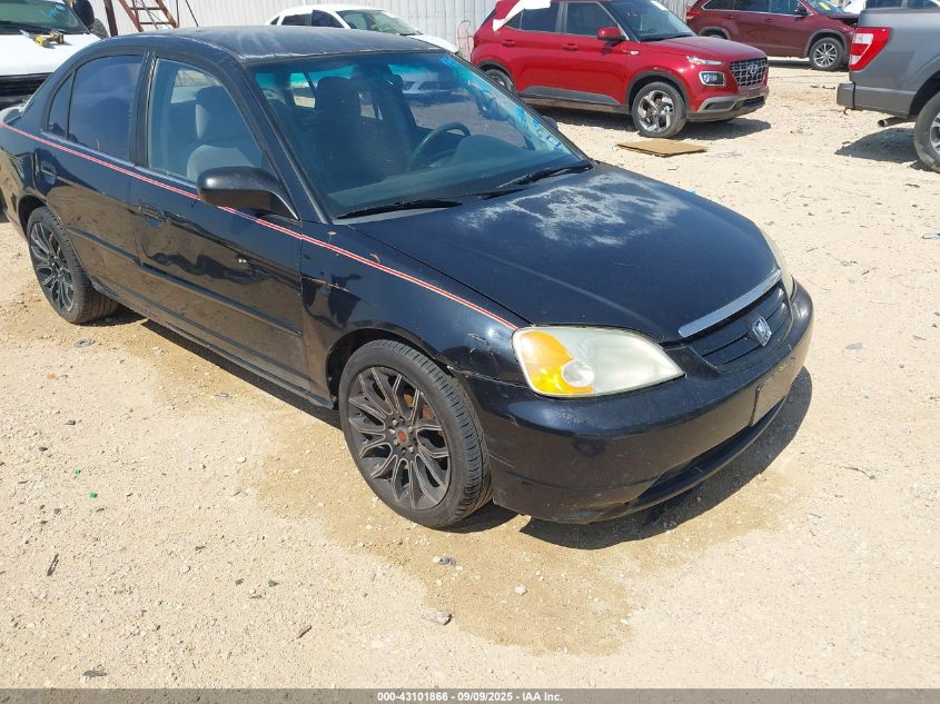 2002 Honda Civic Lx VIN: 2HGES15542H538646 Lot: 43101866