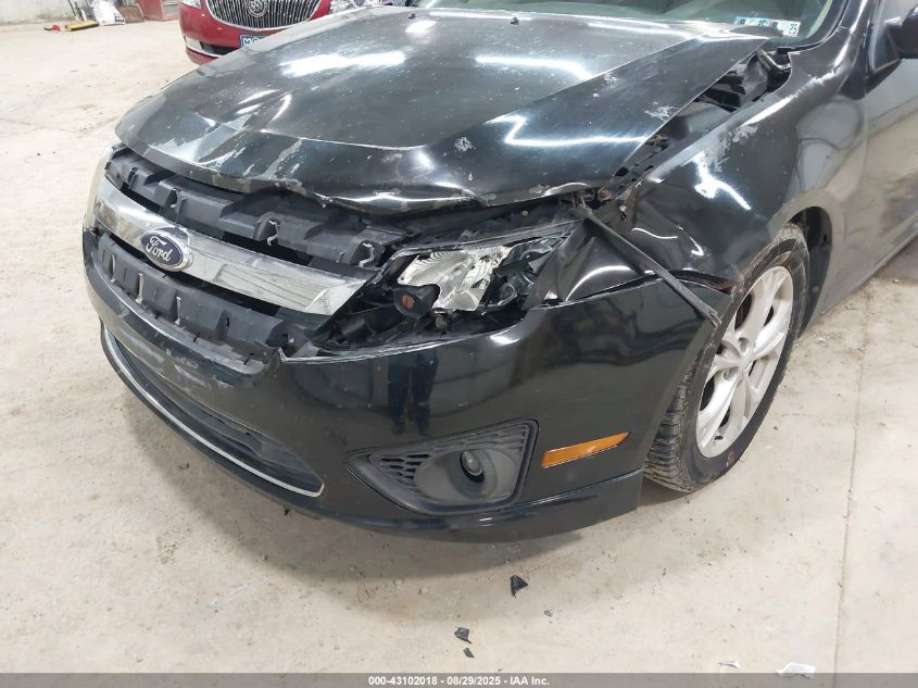 2012 Ford Fusion Se VIN: 3FAHP0HA4CR188592 Lot: 43102018
