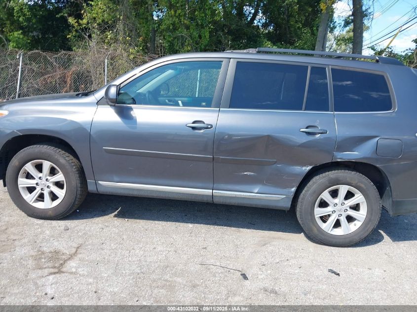 2011 Toyota Highlander Se V6 VIN: 5TDBK3EH1BS083666 Lot: 43102032