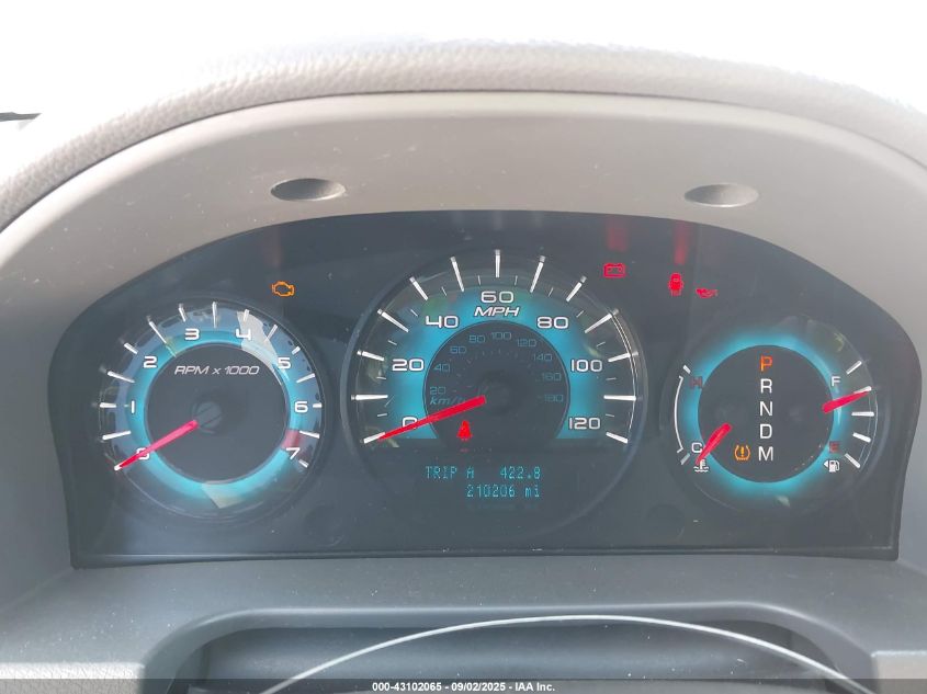 2010 Ford Fusion Se VIN: 3FAHP0HG5AR197240 Lot: 43102065