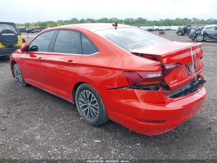 2019 Volkswagen Jetta 1.4T Sel orange sedan gasoline 3VWE57BU9KM061716 photo #4