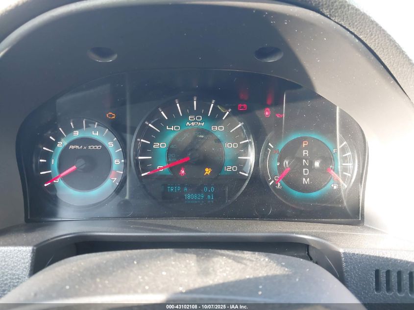 2010 Ford Fusion Sel VIN: 3FAHP0JG9AR164994 Lot: 43102108