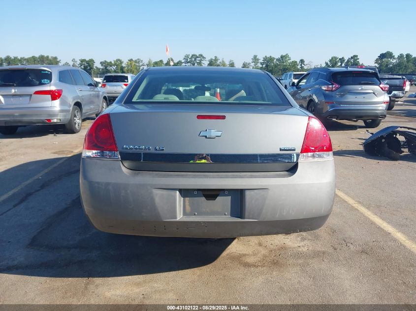 2008 Chevrolet Impala Ls VIN: 2G1WB55K481274337 Lot: 43102122