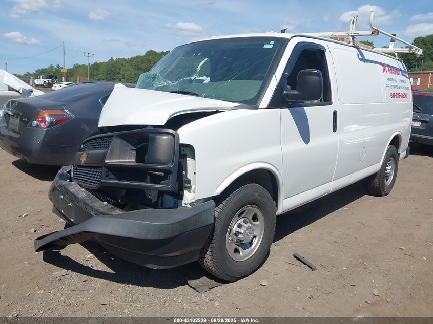 2017 CHEVROLET EXPRESS 2500 WORK VAN 1GCWGAFF0H1303132