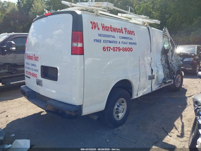 2017 CHEVROLET EXPRESS 2500 WORK VAN 1GCWGAFF0H1303132