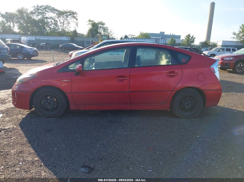 2012 Toyota Prius Three VIN: JTDKN3DU7C1482604 Lot: 43102428