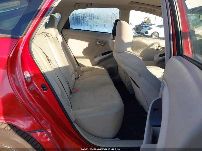 2012 Toyota Prius Three VIN: JTDKN3DU7C1482604 Lot: 43102428