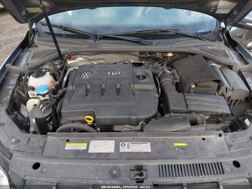 2015 Volkswagen Passat 2.0L Tdi Se VIN: 1VWBV7A3XFC092475 Lot: 43102461