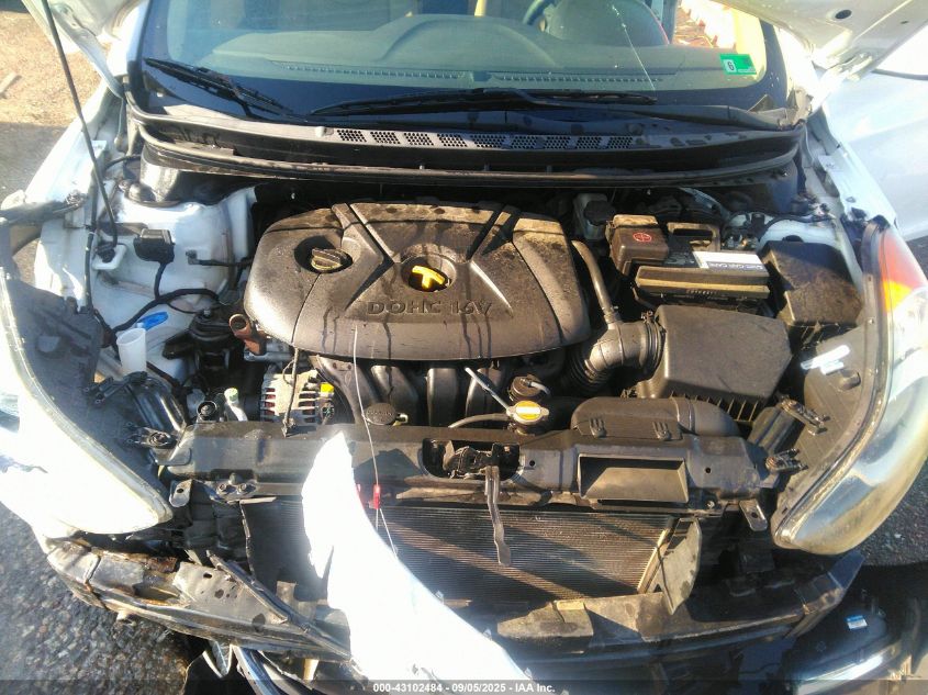 2012 Hyundai Elantra Gls VIN: 5NPDH4AE4CH150843 Lot: 43102484