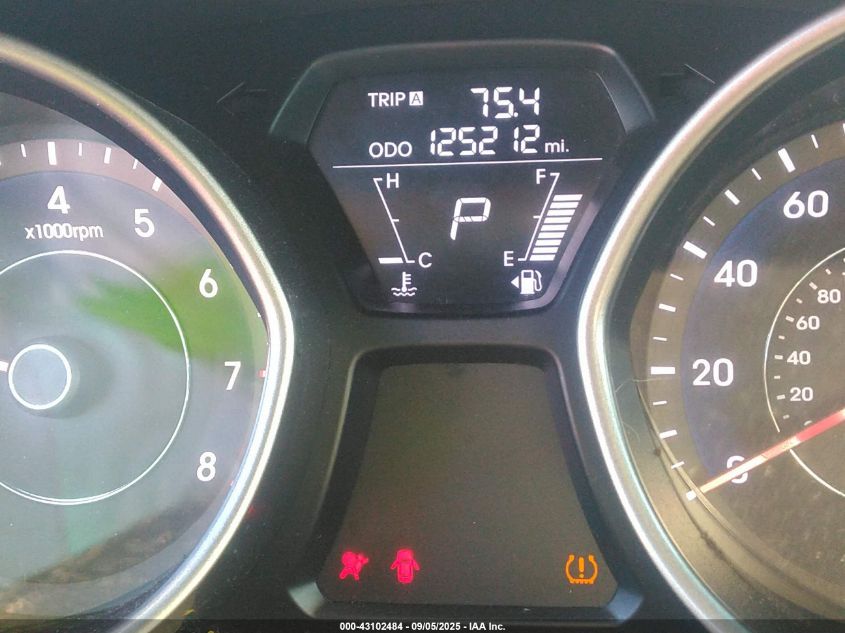 2012 Hyundai Elantra Gls VIN: 5NPDH4AE4CH150843 Lot: 43102484