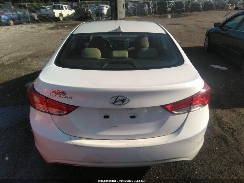 2012 Hyundai Elantra Gls VIN: 5NPDH4AE4CH150843 Lot: 43102484