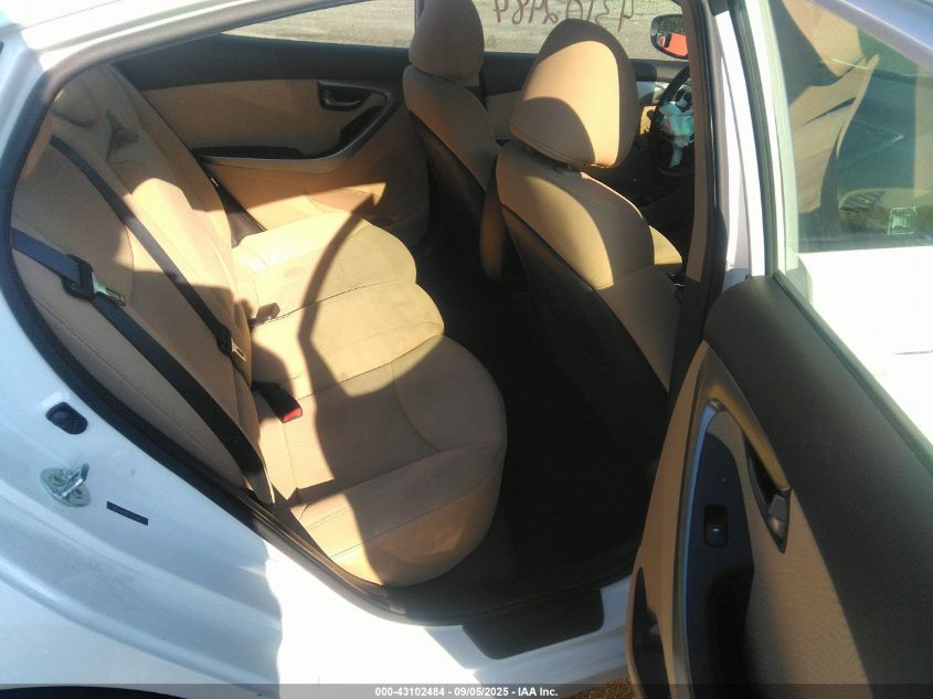 2012 Hyundai Elantra Gls VIN: 5NPDH4AE4CH150843 Lot: 43102484